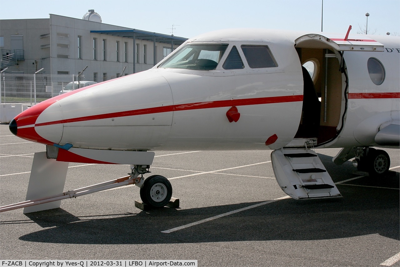 F-ZACB, Dassault Falcon 10 C/N 02, Dassault Falcon 10, Preserved at Les Ailes Anciennes Museum, Toulouse-Blagnac (LFBO)