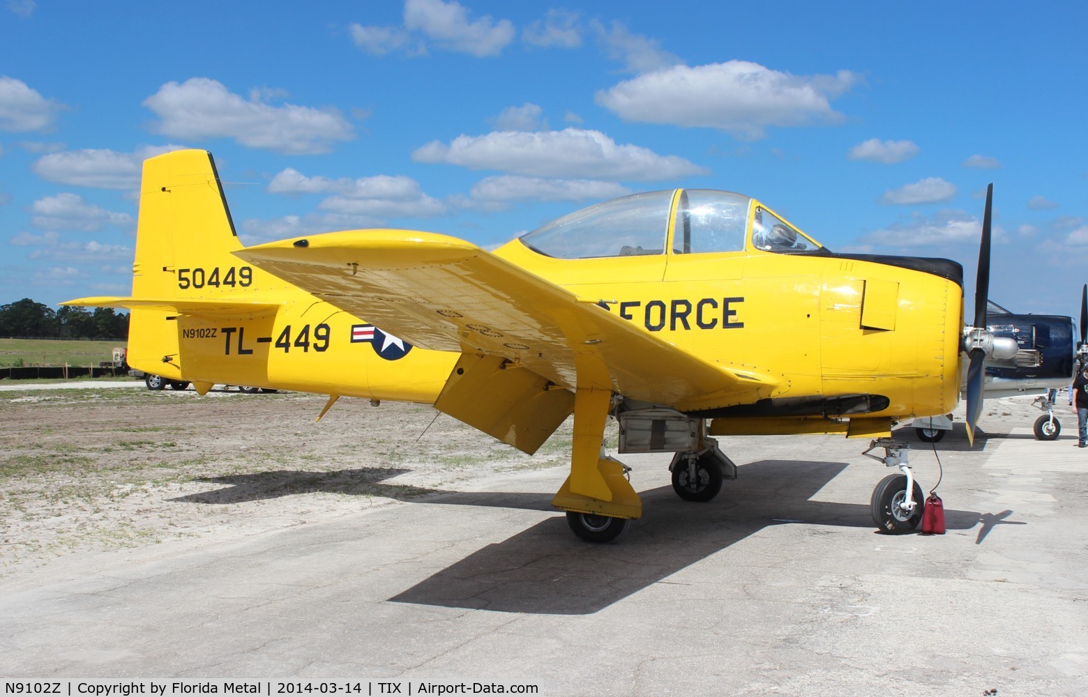 N9102Z, 1951 North American T-28A Trojan C/N 171-7, T-28A Trojan