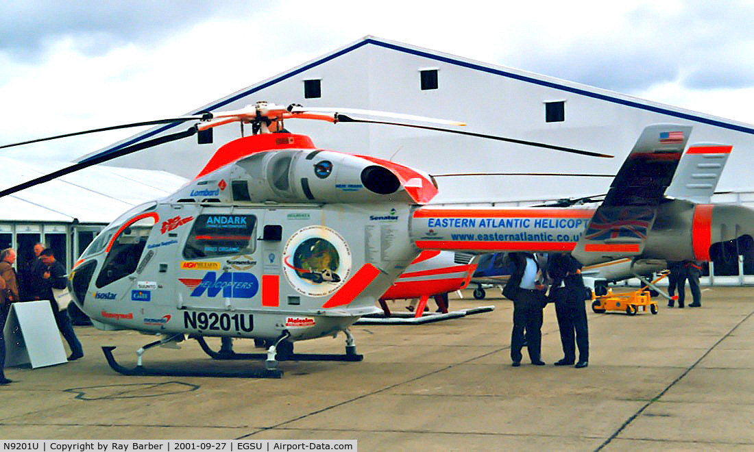 N9201U, 1996 McDonnell Douglas MD-900 Explorer C/N 900-00042, McD-D Helicopters MD-900 Explorer [900-00042] (Eastern Atlantic Helicopters) Duxford~G 27/09/2001