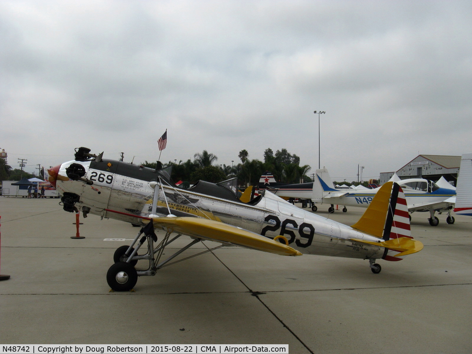 N48742, 1941 Ryan Aeronautical ST3KR C/N 1298, 1941 Ryan Aeronautical ST-3KR as PT-22, Kinner R-5 160 Hp radial