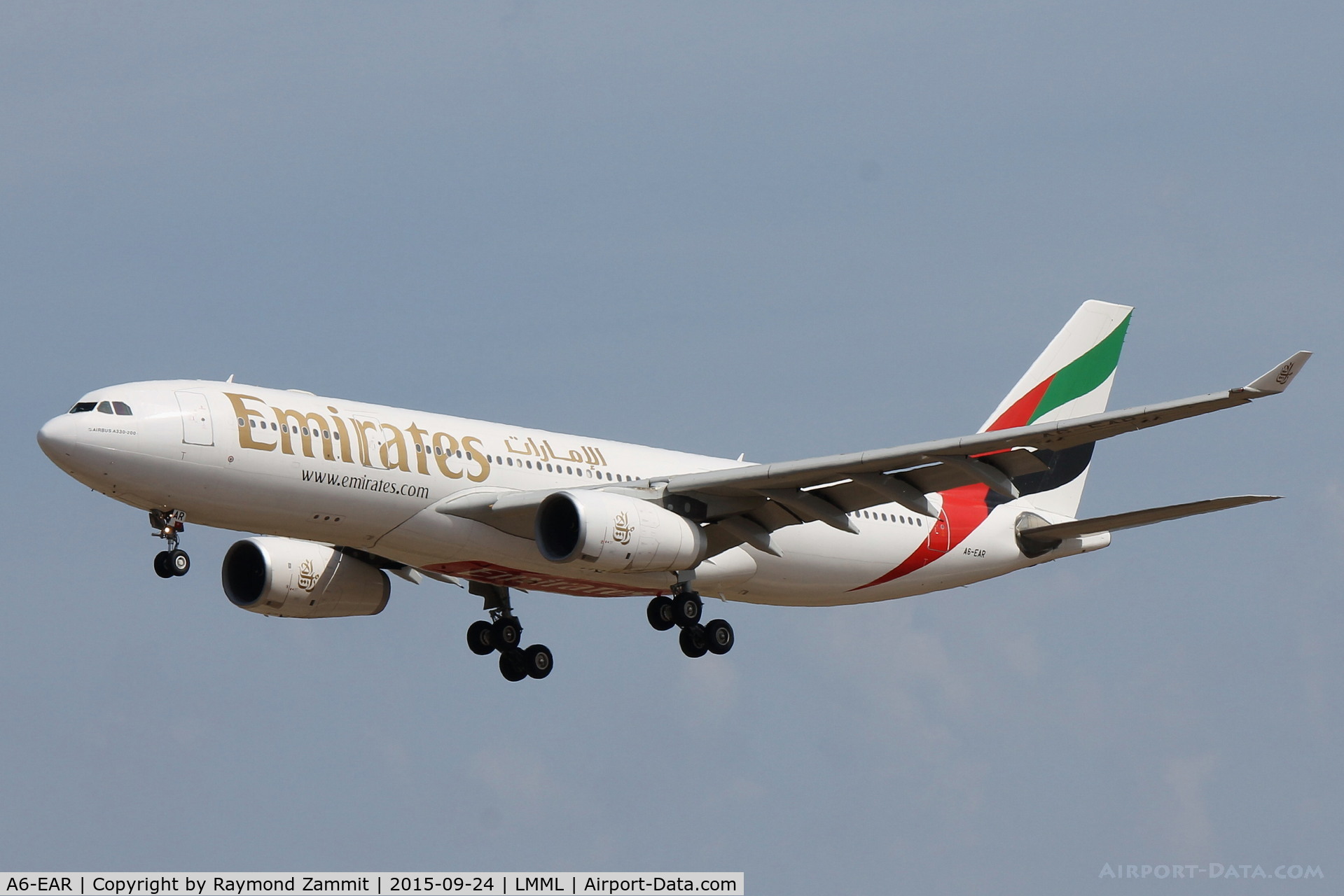 A6-EAR, 2003 Airbus A330-243 C/N 536, A330 A6-EAR Emirates Airlines