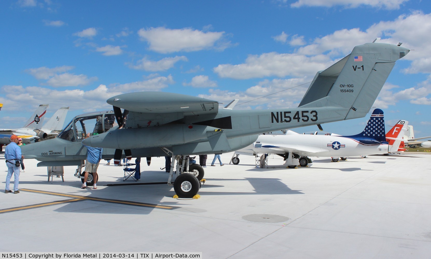 N15453, North American Rockwell OV-10D Bronco C/N 305-20, OV-10D