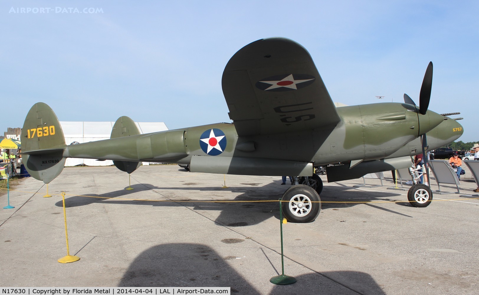 N17630, 1941 Lockheed P-38F C/N 41-7630 (222-5757), Glacier Girl