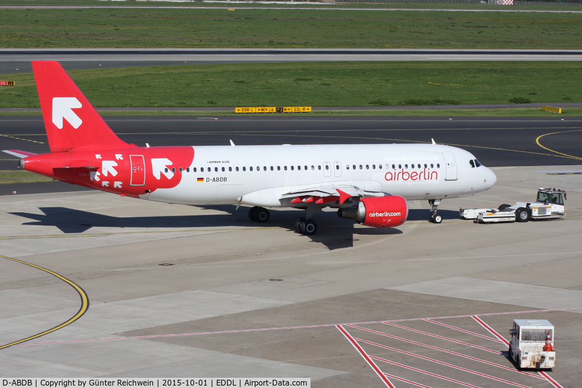 D-ABDB, 2005 Airbus A320-214 C/N 2619, Pushed back - ready to depart