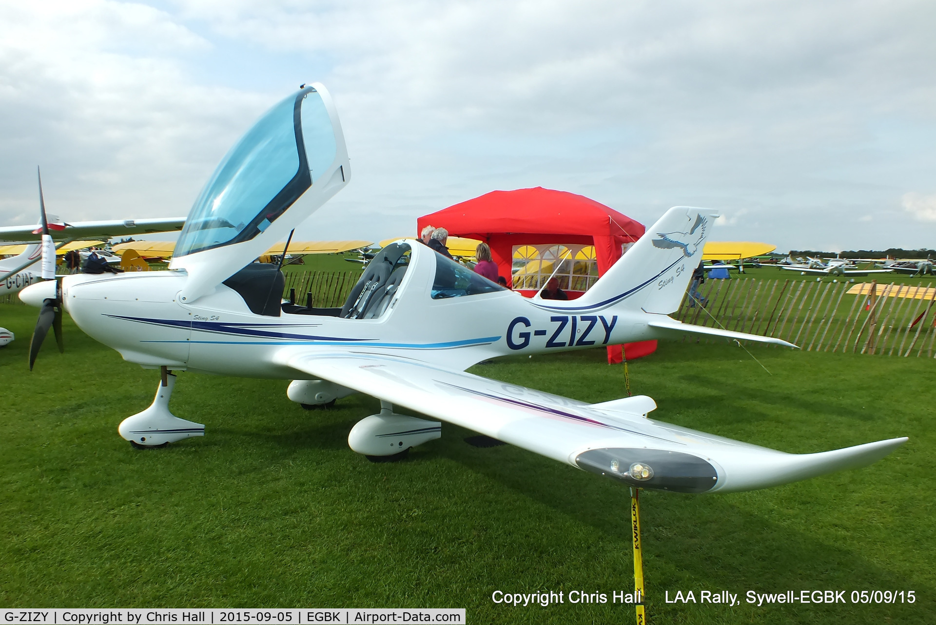 G-ZIZY, 2013 TL Ultralight TL-2000 Sting S4 C/N LAA 347A-15201, at the LAA Rally 2015, Sywell