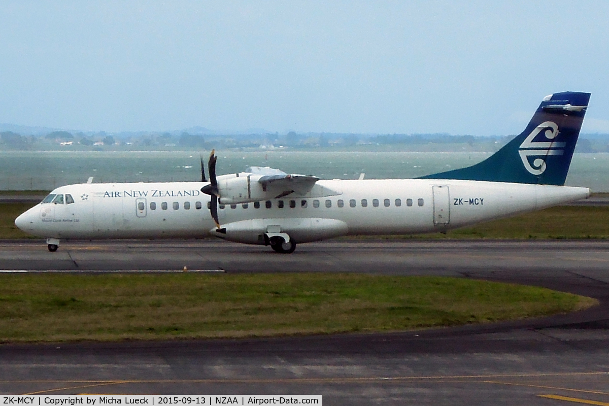 ZK-MCY, 2003 ATR 72-212A C/N 703, At Auckland
