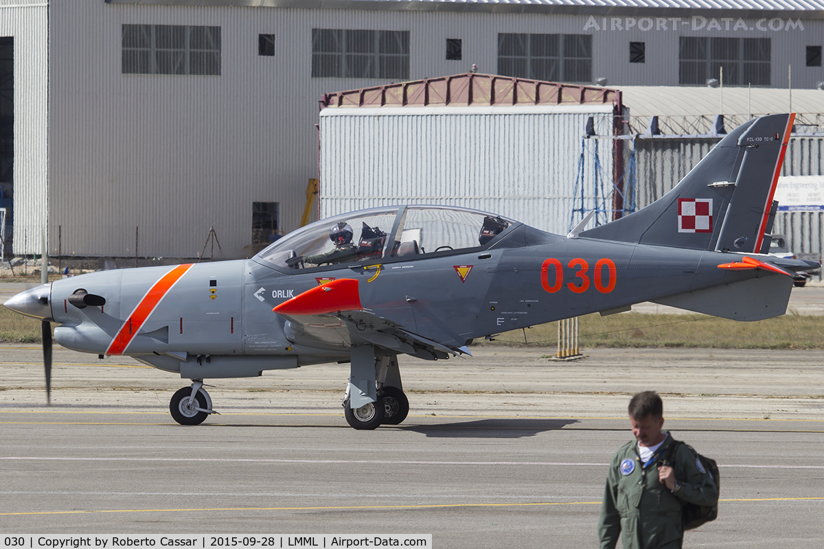 030, PZL-Okecie PZL-130TC-II Turbo Orlik C/N 03940030, Malta International Airshow 2015