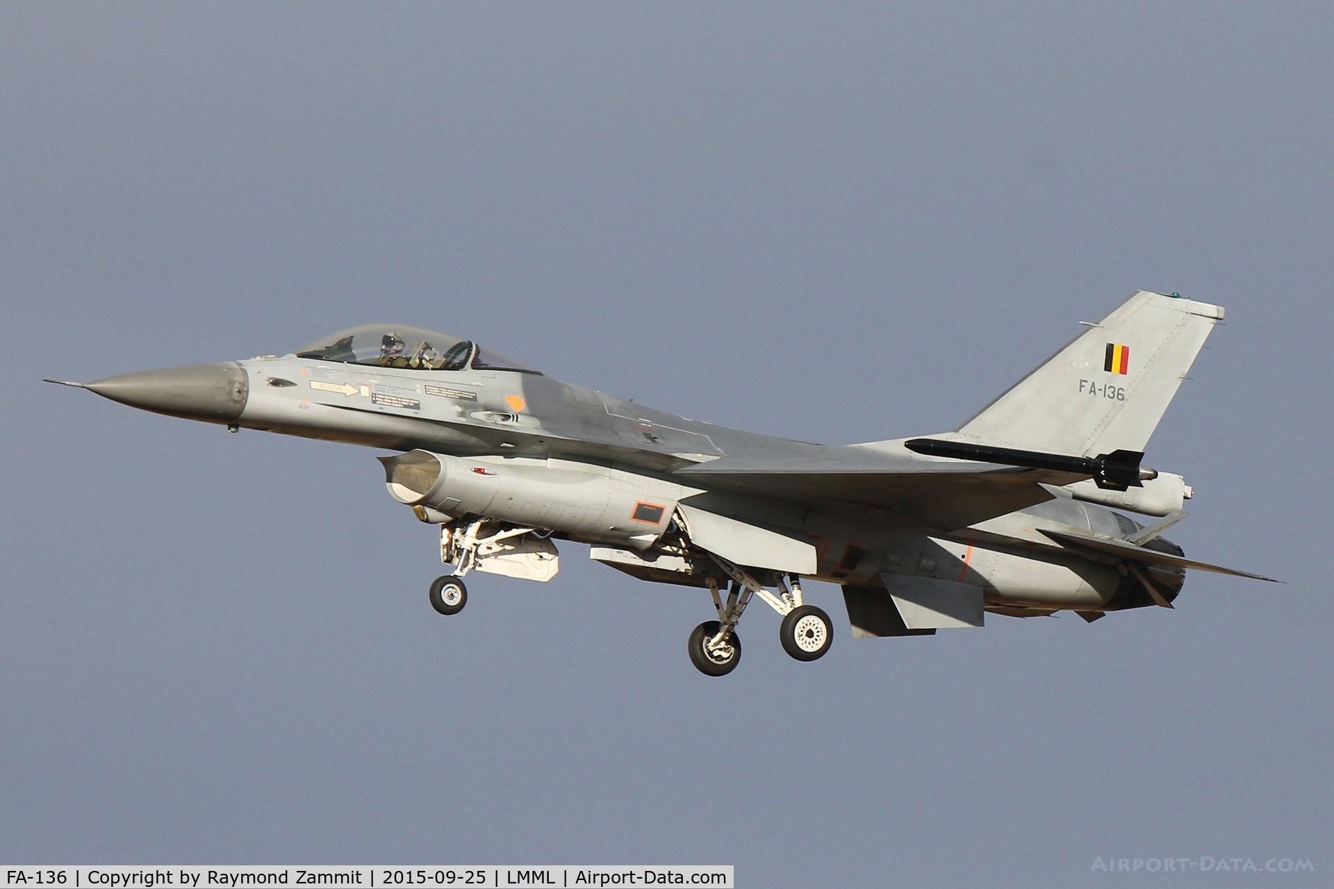 FA-136, SABCA F-16AM Fighting Falcon C/N 6H-136, F-16AM Fighting Falcon FA-136 Belgian Air Force
