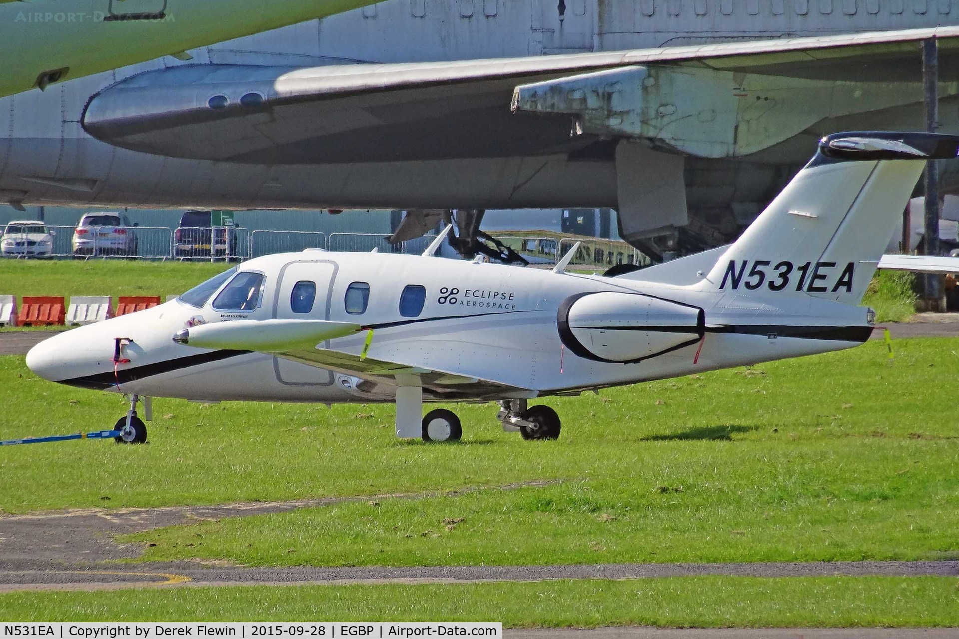 N531EA, 2007 Eclipse Aviation Corp EA500 C/N 000031, EA500, Freggair Inc Trustee, seen parked up.