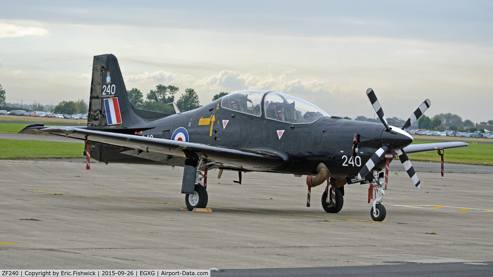ZF240, 1990 Short S-312 Tucano T1 C/N S043/T40, 3. ZF240 at The Yorkshire Air Show, Church Fenton, Sept. 2015.
