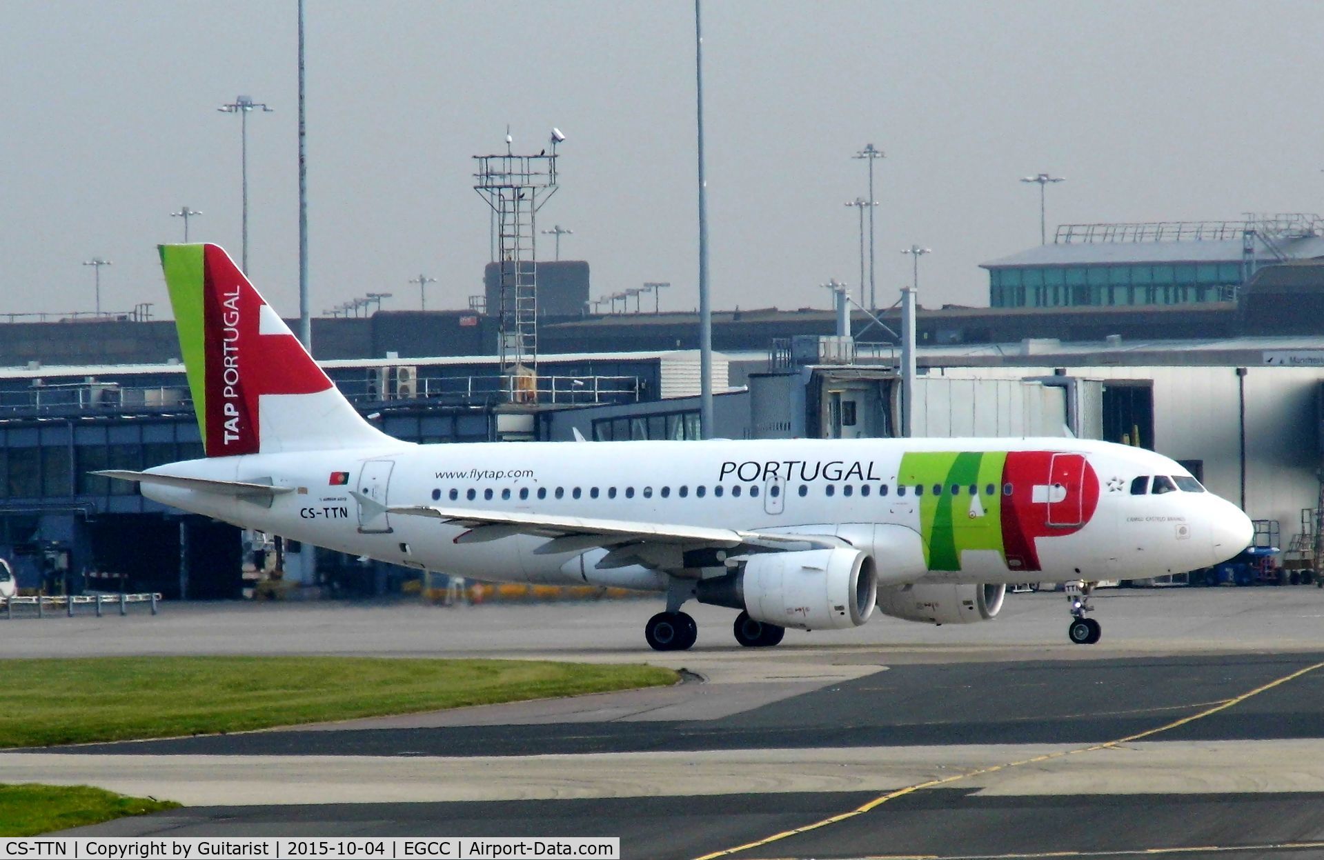 CS-TTN, 1999 Airbus A319-111 C/N 1120, At Manchester