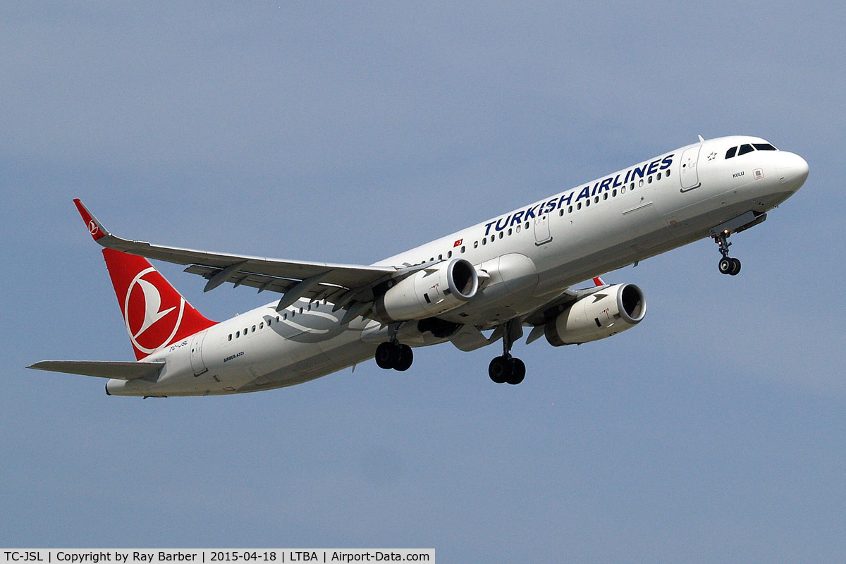 TC-JSL, 2011 Airbus A321-231 C/N 5667, Airbus A321-231(SL) [5667] (THY Turkish Airlines) Istanbul-Ataturk~TC 18/04/2015
