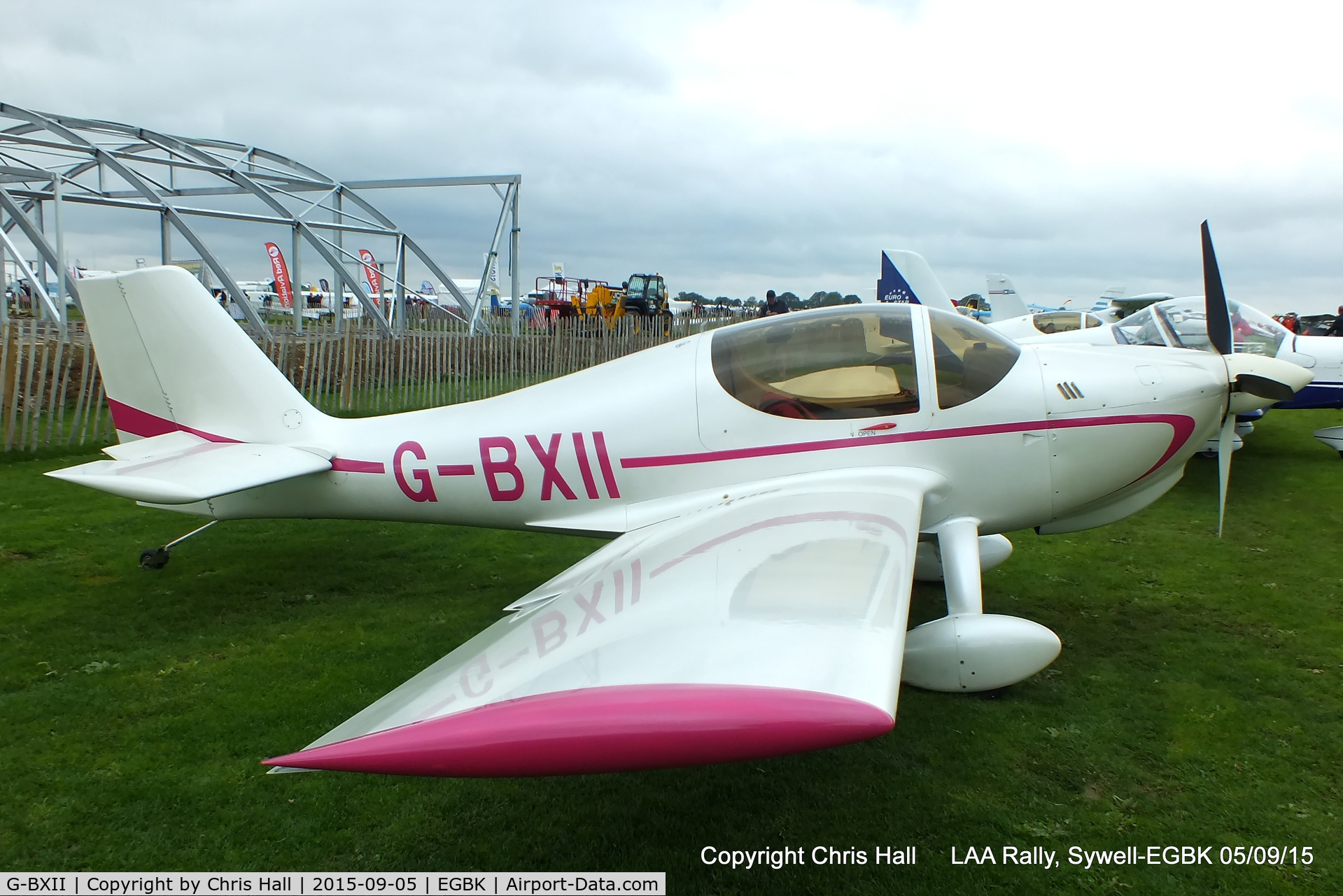G-BXII, 2001 Europa Tri-Gear C/N PFA 247-12812, at the LAA Rally 2015, Sywell