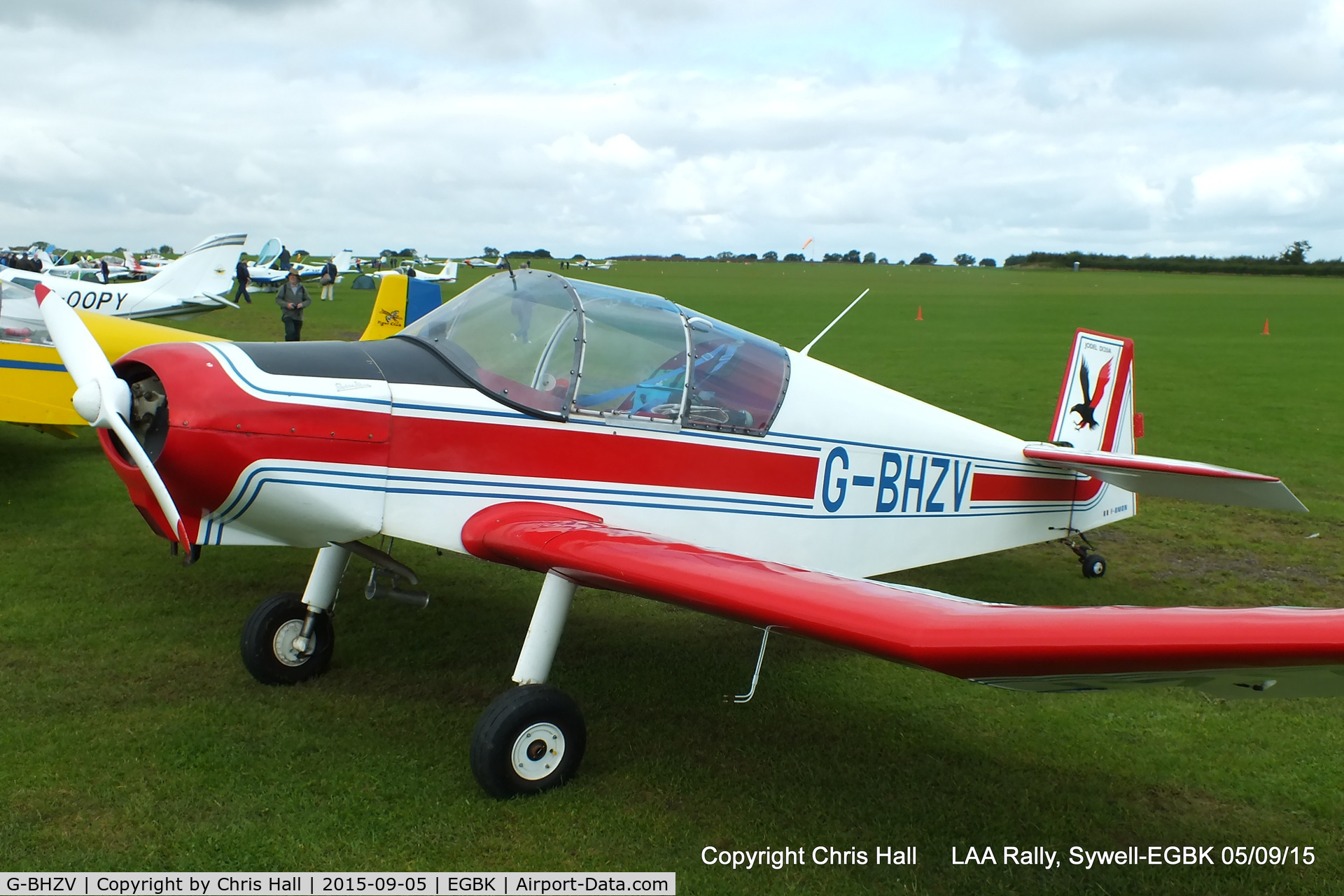 G-BHZV, 1965 Jodel D-120A C/N 278, at the LAA Rally 2015, Sywell