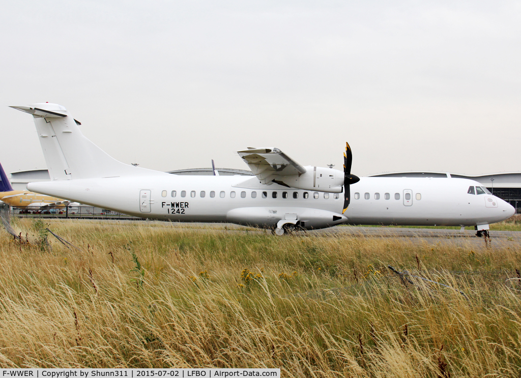 F-WWER, 2015 ATR 72-600 C/N 1242, C/n 1242 - For unknown operator... actually stored