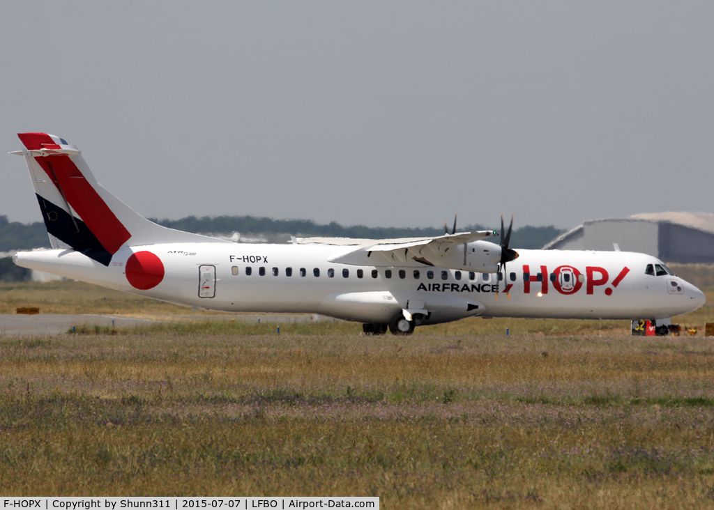 F-HOPX, 2015 ATR 72-600 (72-212A) C/N 1257, Delivery day...