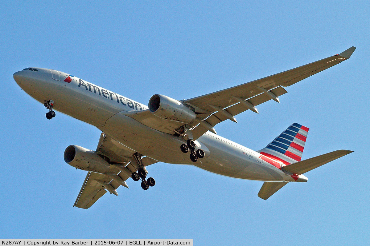 N287AY, 2013 Airbus A330-243 C/N 1417, Airbus A330-243 [1417] (American Airlines) Home~G 07/06/2015. On approach 27R.