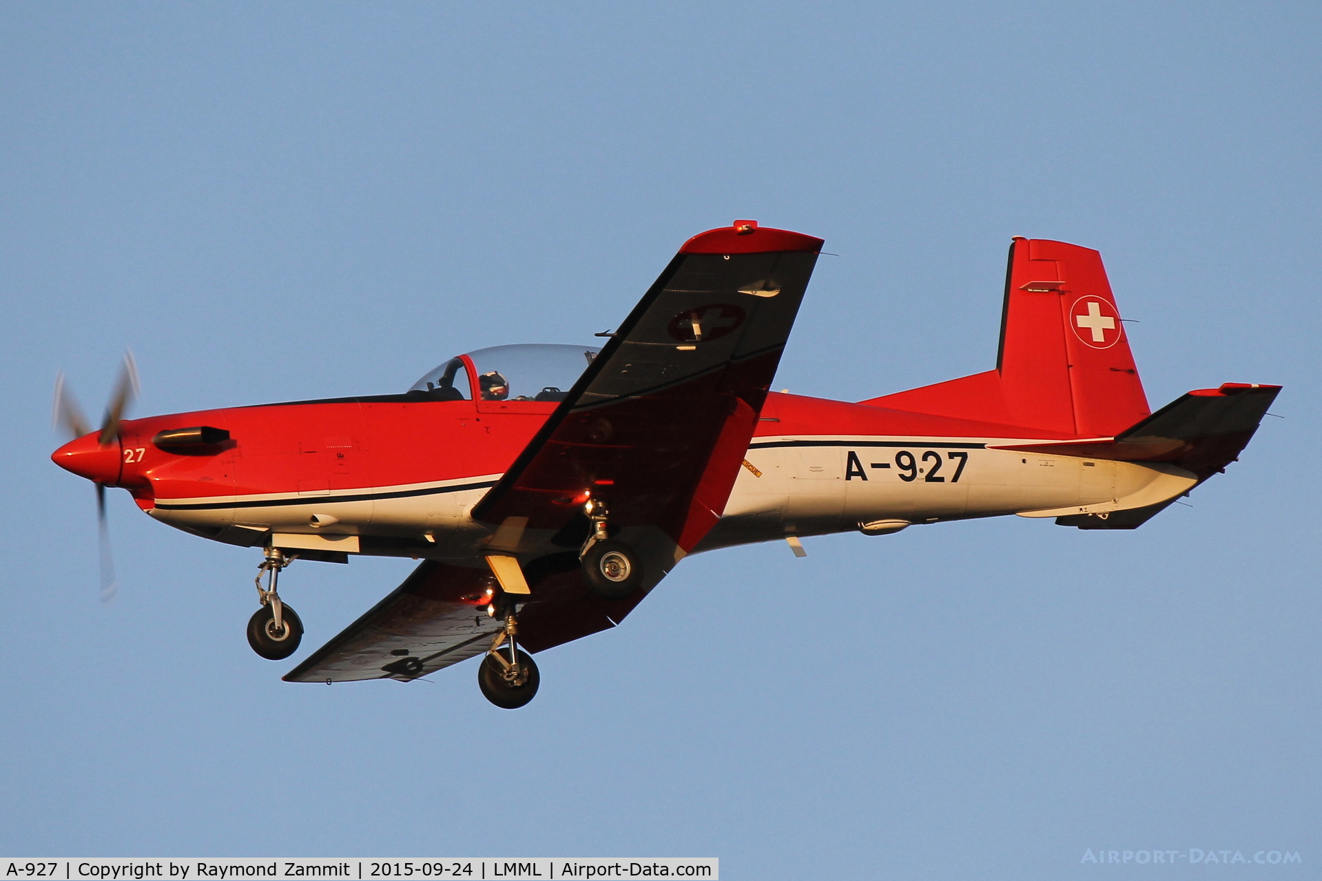 A-927, 1983 Pilatus PC-7 Turbo Trainer C/N 335, Pilatus PC-7 A-927 Swiss Air Force