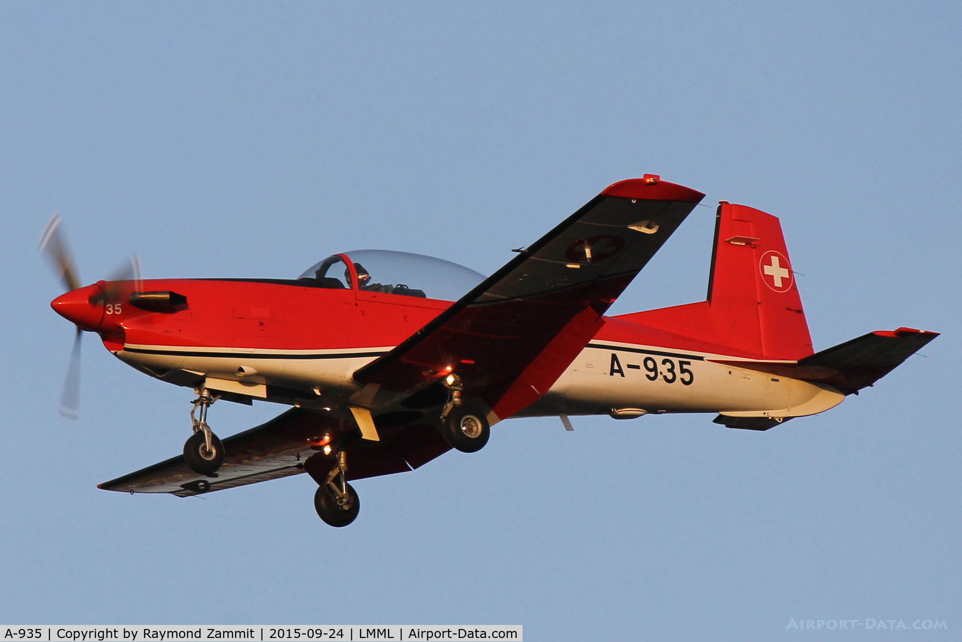 A-935, 1983 Pilatus PC-7 Turbo Trainer C/N 343, Pilatus PC-7 A-935 Swiss Air Force