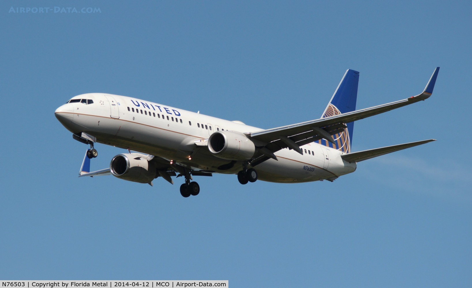 N76503, 2006 Boeing 737-824 C/N 33461, United