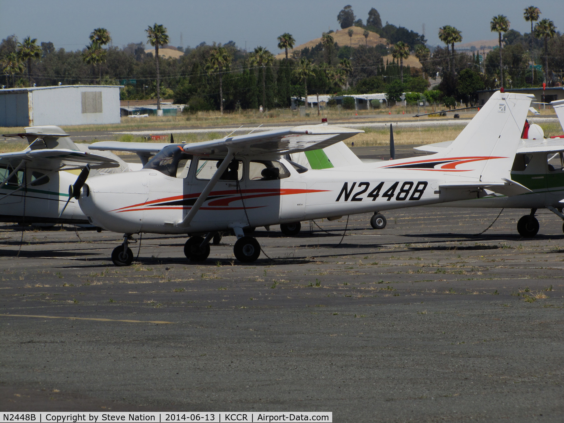 N2448B, 2000 Cessna 172R C/N 17280978, Locally-based 2000 Cessna 172R Skyhawk @ Buchanan Field, Concord, CA