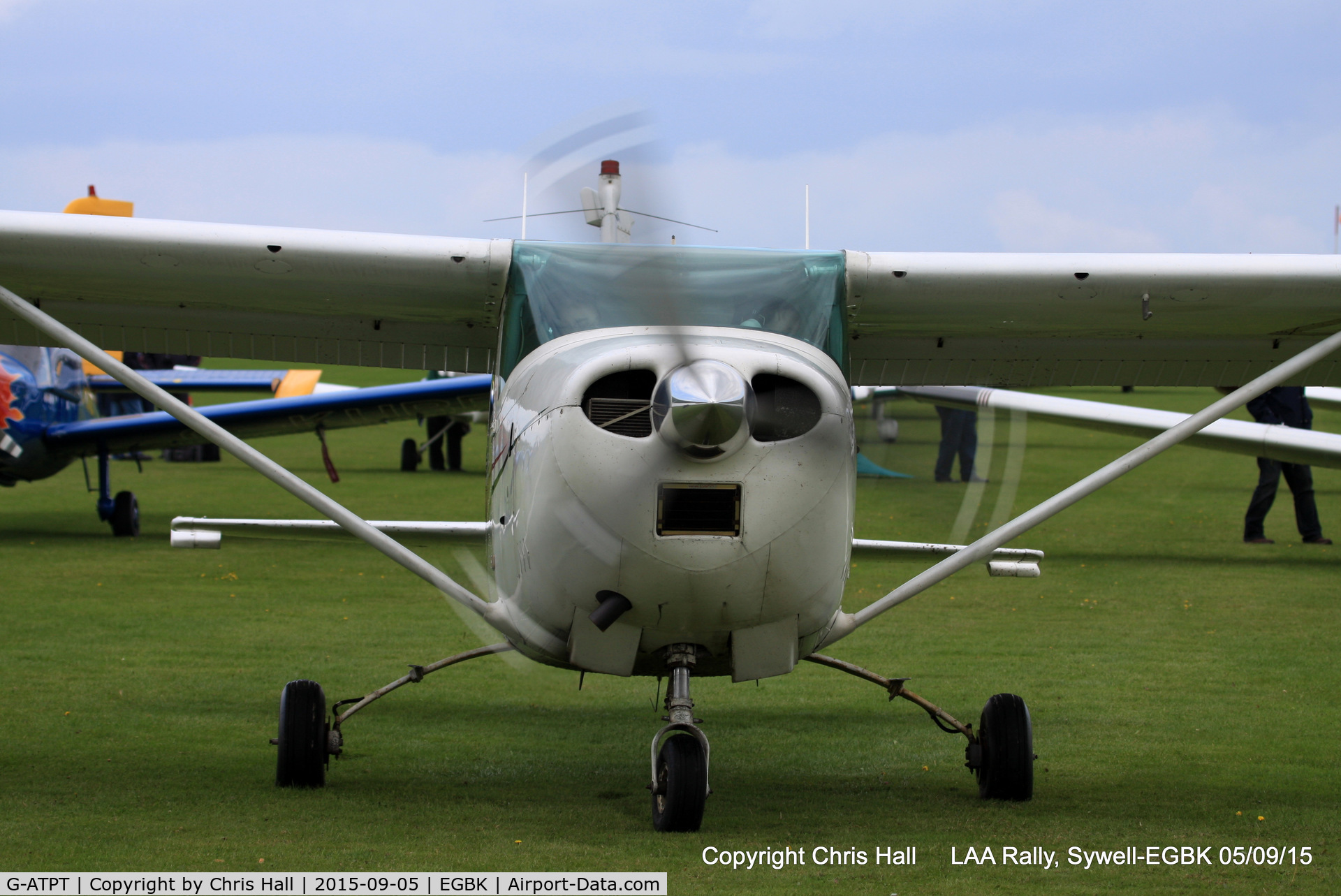 G-ATPT, 1966 Cessna 182J Skylane C/N 182-57056, at the LAA Rally 2015, Sywell