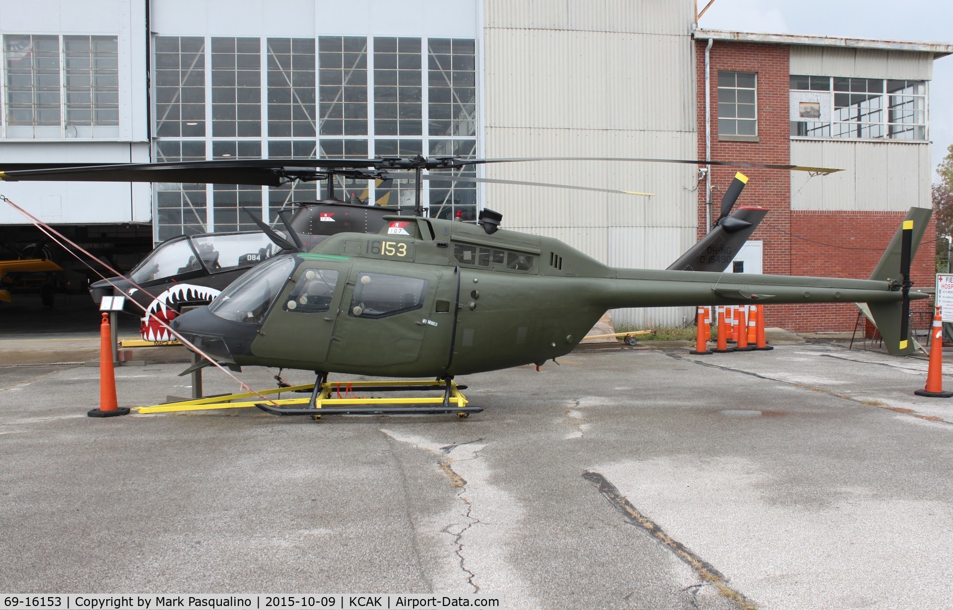 69-16153, 1969 Bell OH-58A Kiowa C/N 40374, Bell OH-58A