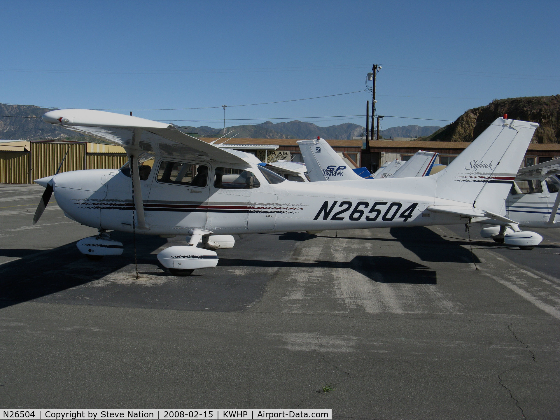 N26504, 1998 Cessna 172R C/N 17280601, Vista Aviation 1998 Cessna 172R Skyhawk @ Whiteman Airport, Pacoima, CA home base