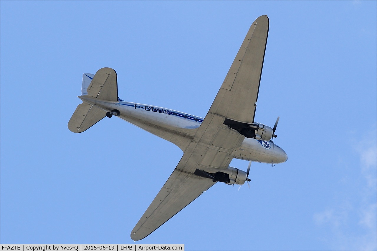 F-AZTE, 1943 Douglas C-47A-1-DL  Skytrain C/N 9172, Douglas C-47A Skytrain, On display, Paris-Le Bourget (LFPB-LBG) Air show 2015