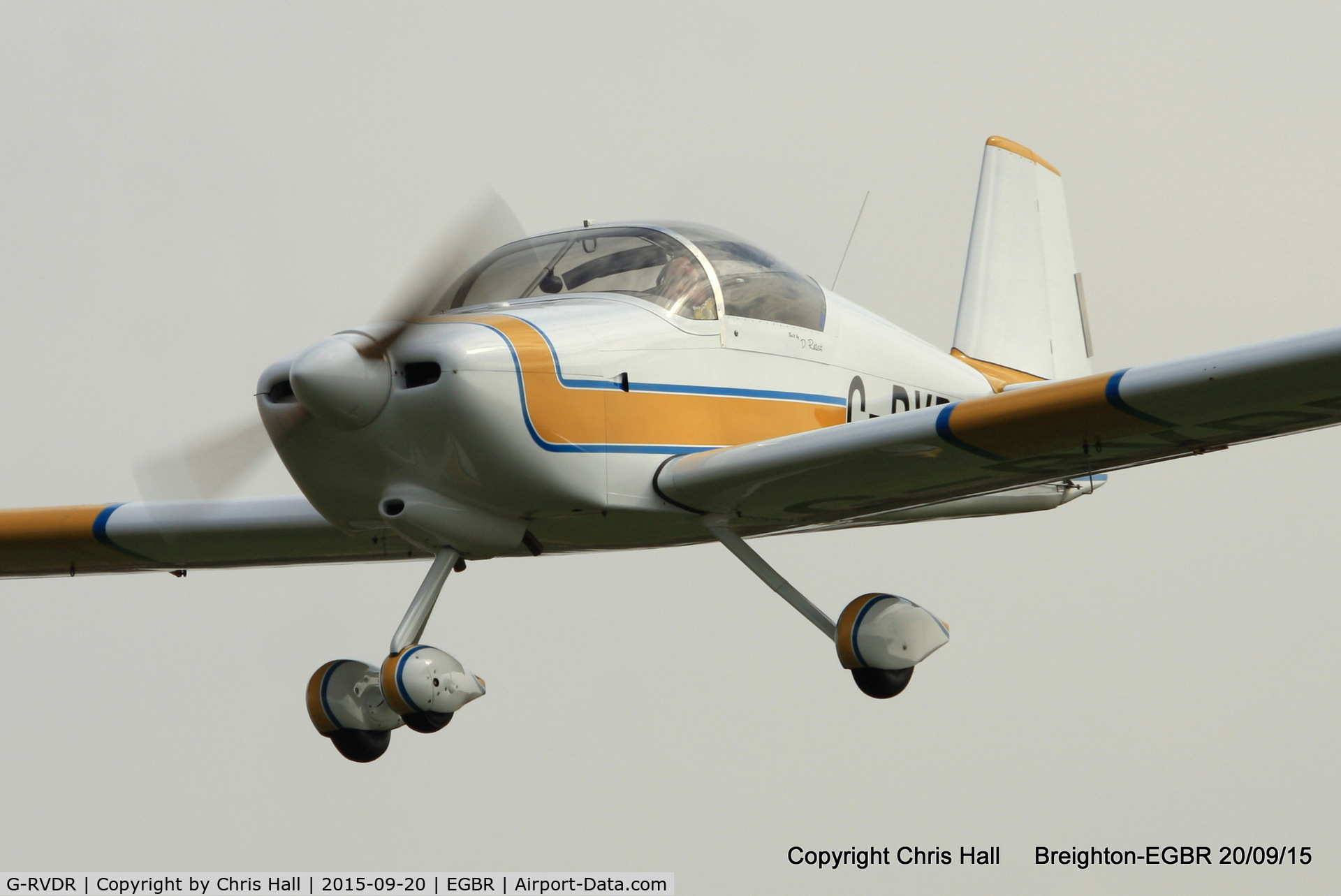 G-RVDR, 2001 Vans RV-6A C/N PFA 181A-13098, at Breighton's Heli Fly-in, 2015