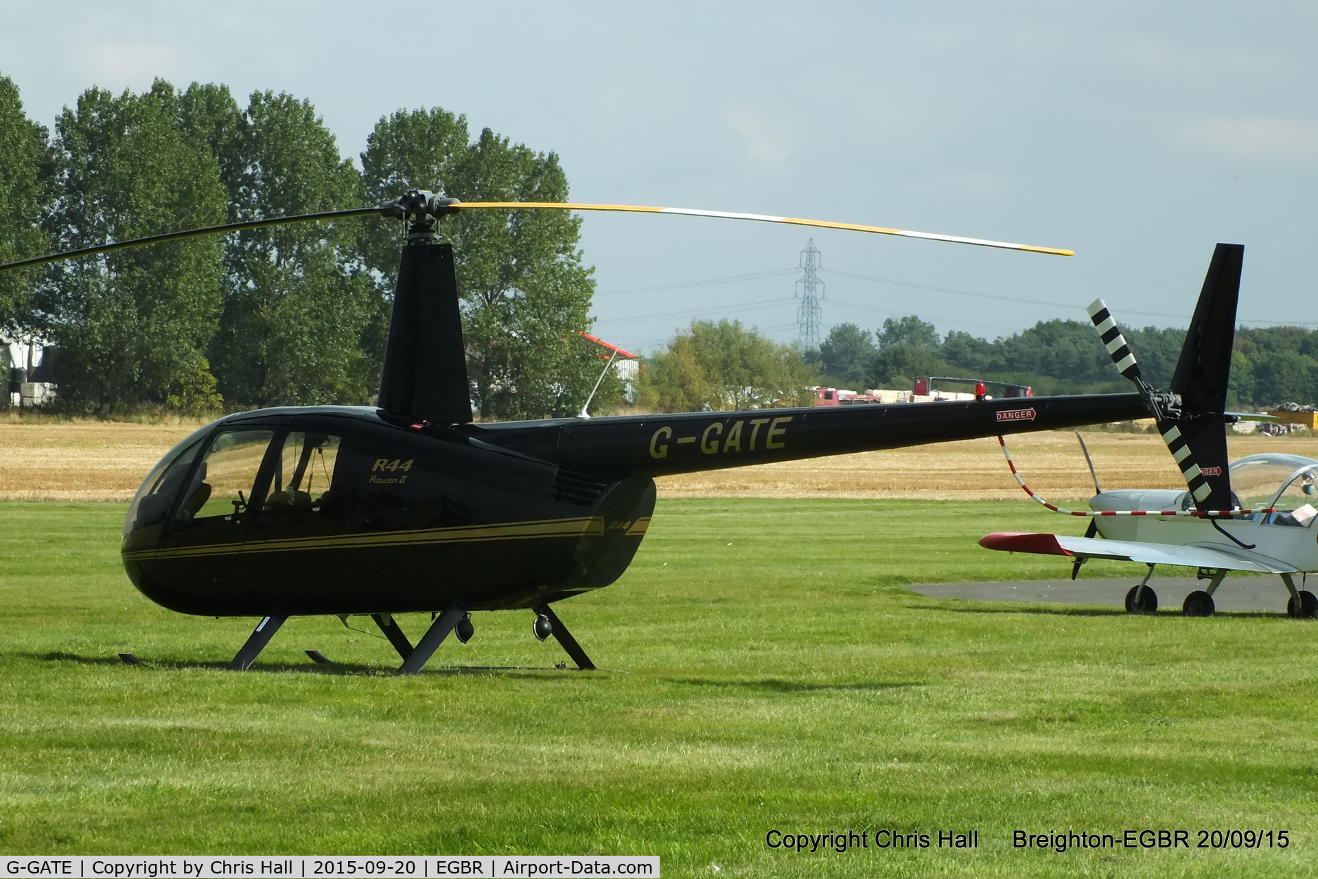 G-GATE, 2004 Robinson R44 Raven II C/N 10448, at Breighton's Heli Fly-in, 2015