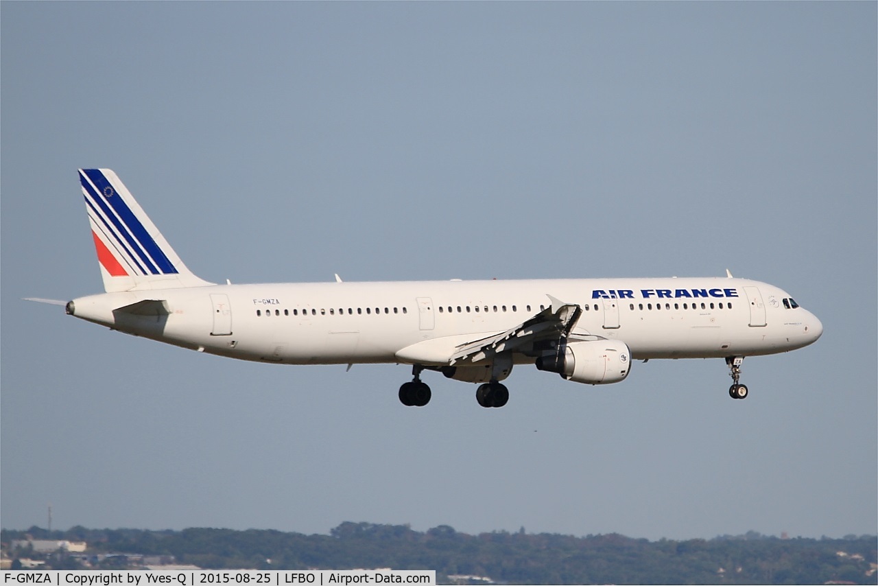 F-GMZA, 1994 Airbus A321-111 C/N 498, Airbus A321-111, On final rwy 14L, Toulouse-Blagnac airport (LFBO-TLS)