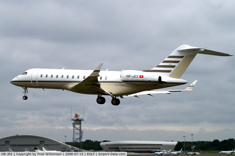 HB-JEX, 2005 Bombardier Global Express (BD-700-1A10) C/N 9145, 