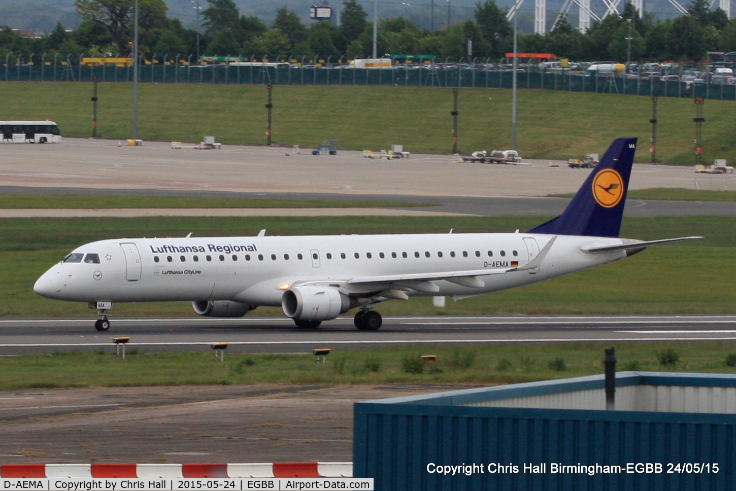 D-AEMA, 2009 Embraer 195LR (ERJ-190-200LR) C/N 19000290, Lufthansa Regional