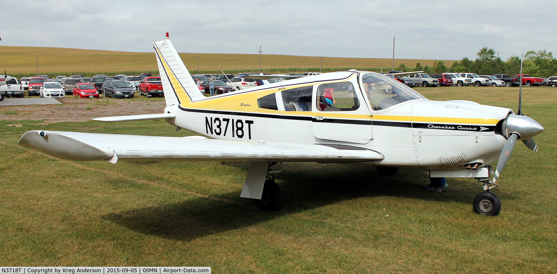 N3718T, 1967 Piper PA-28R-180 Cherokee Arrow C/N 28R-30023, 2015 Gerry Beck Memorial Gathering of Airplanes