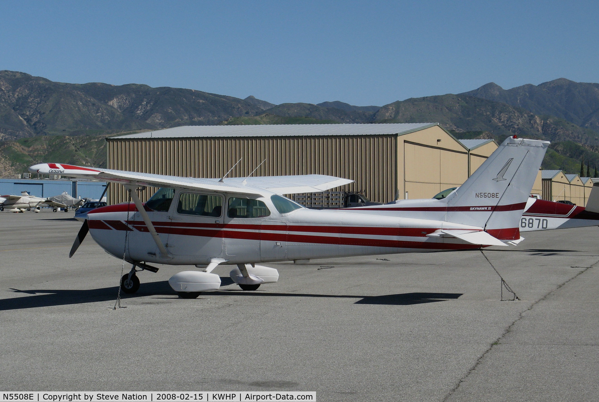 N5508E, 1978 Cessna 172N C/N 17271880, Locally-based 1978 Cessna 172N Skyhawk @ Whiteman Airport, Pacoima, CA