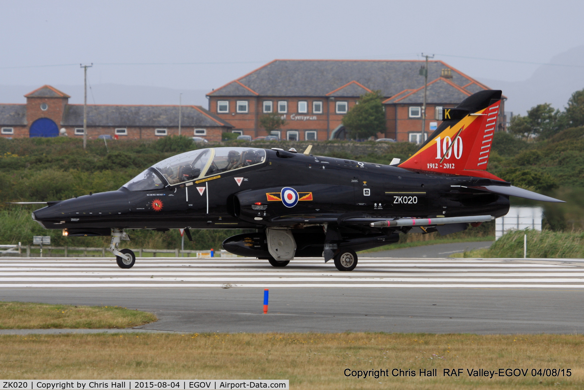 ZK020, 2009 British Aerospace Hawk T2 C/N RT011/1249, RAF IV Sqn