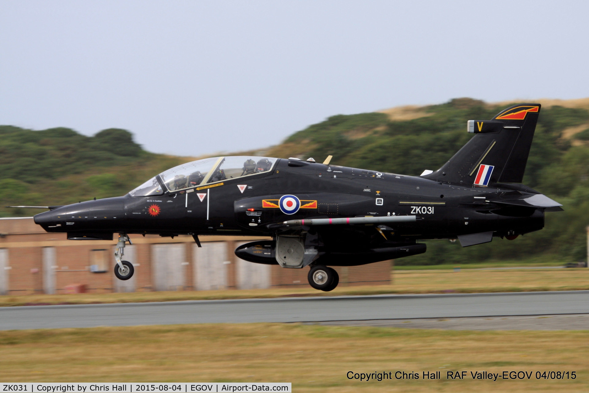 ZK031, 2009 British Aerospace Hawk T2 C/N RT022/1260, RAF IV Sqn