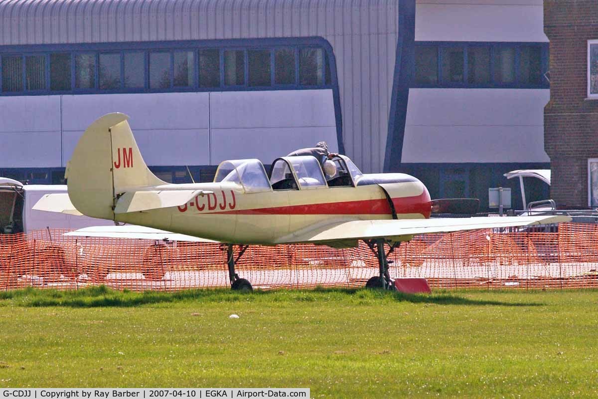 G-CDJJ, 1989 Bacau Yak-52 C/N 899912, Yakovlev Yak-52 [899912] Shoreham~G 10/04/2007