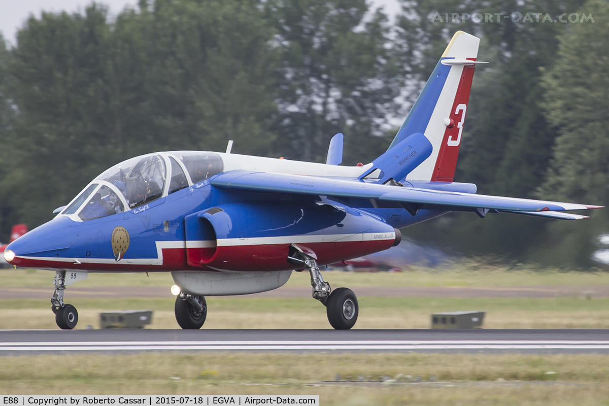 E88, Dassault-Dornier Alpha Jet E C/N E88, RIAT15