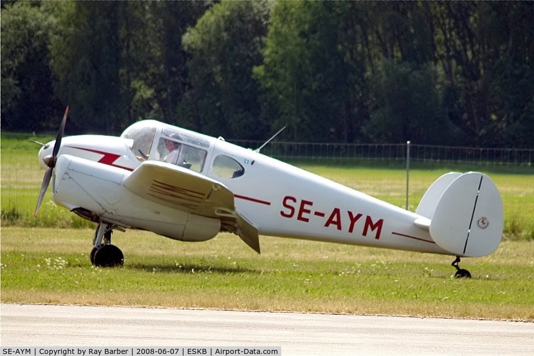 SE-AYM, 1947 Miles M65 Gemini C/N 6296-707, Miles M.65 Gemini 1A[6296] Stockholm-Barkarby~SE 07/06/2008