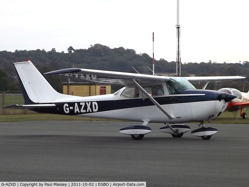 G-AZXD, 1972 Reims F172L Skyhawk C/N 0878, Reims/Cessna F.172L Skyhawk visiting EGBO
