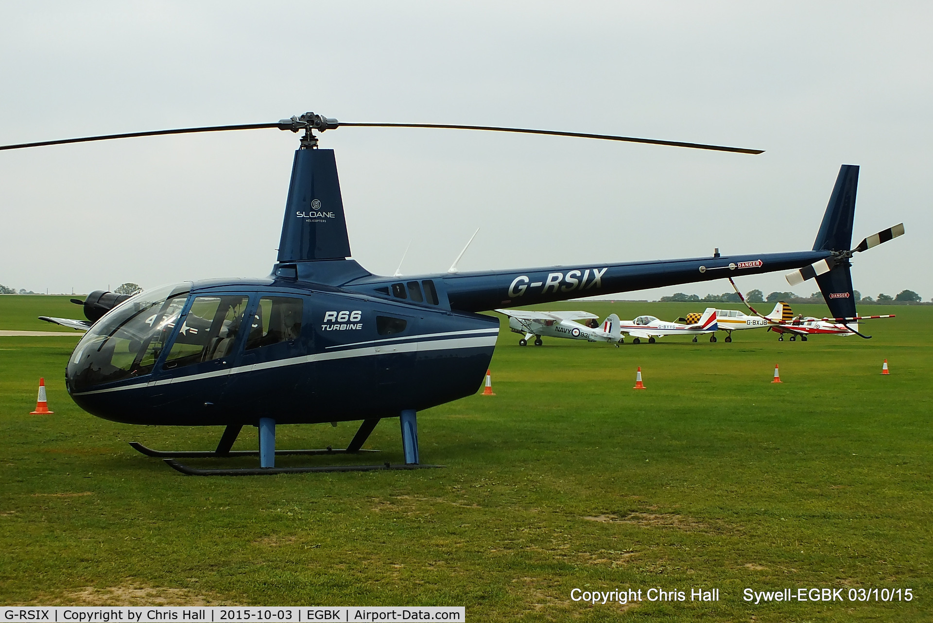 G-RSIX, 2011 Robinson R66 Turbine C/N 0017, at The Radial And Training Aircraft Fly-in