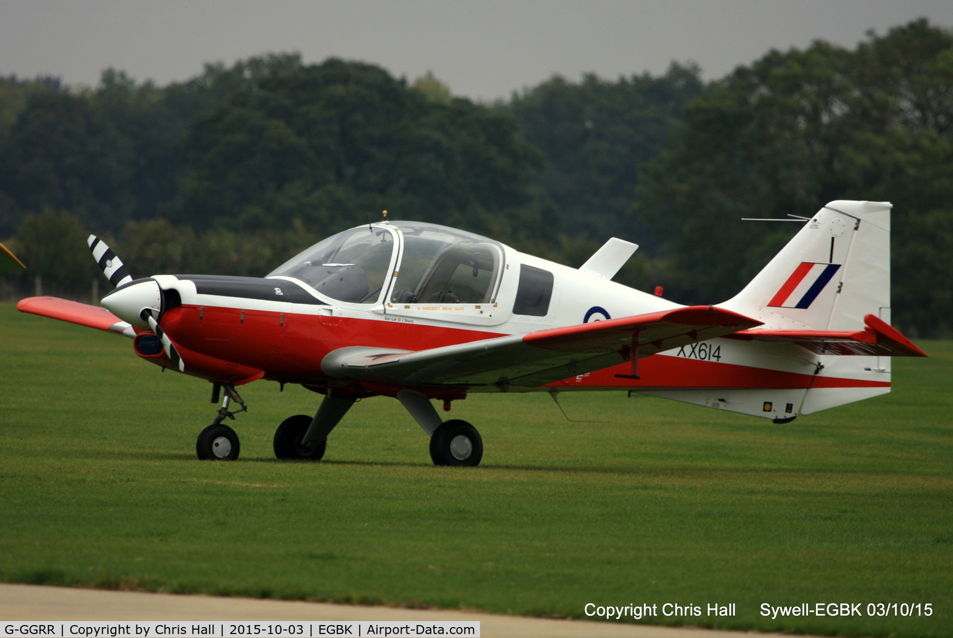 G-GGRR, 1974 Scottish Aviation Bulldog T.1 C/N BH120/272, at The Radial And Training Aircraft Fly-in