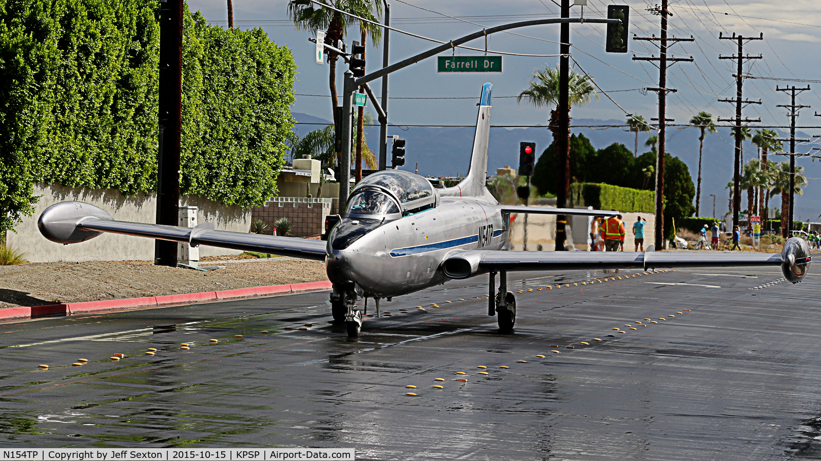 N154TP, 1967 Atlas MB-326M Impala 1 C/N 155/6386/A22, Parade of Planes 2015 - Palm Springs