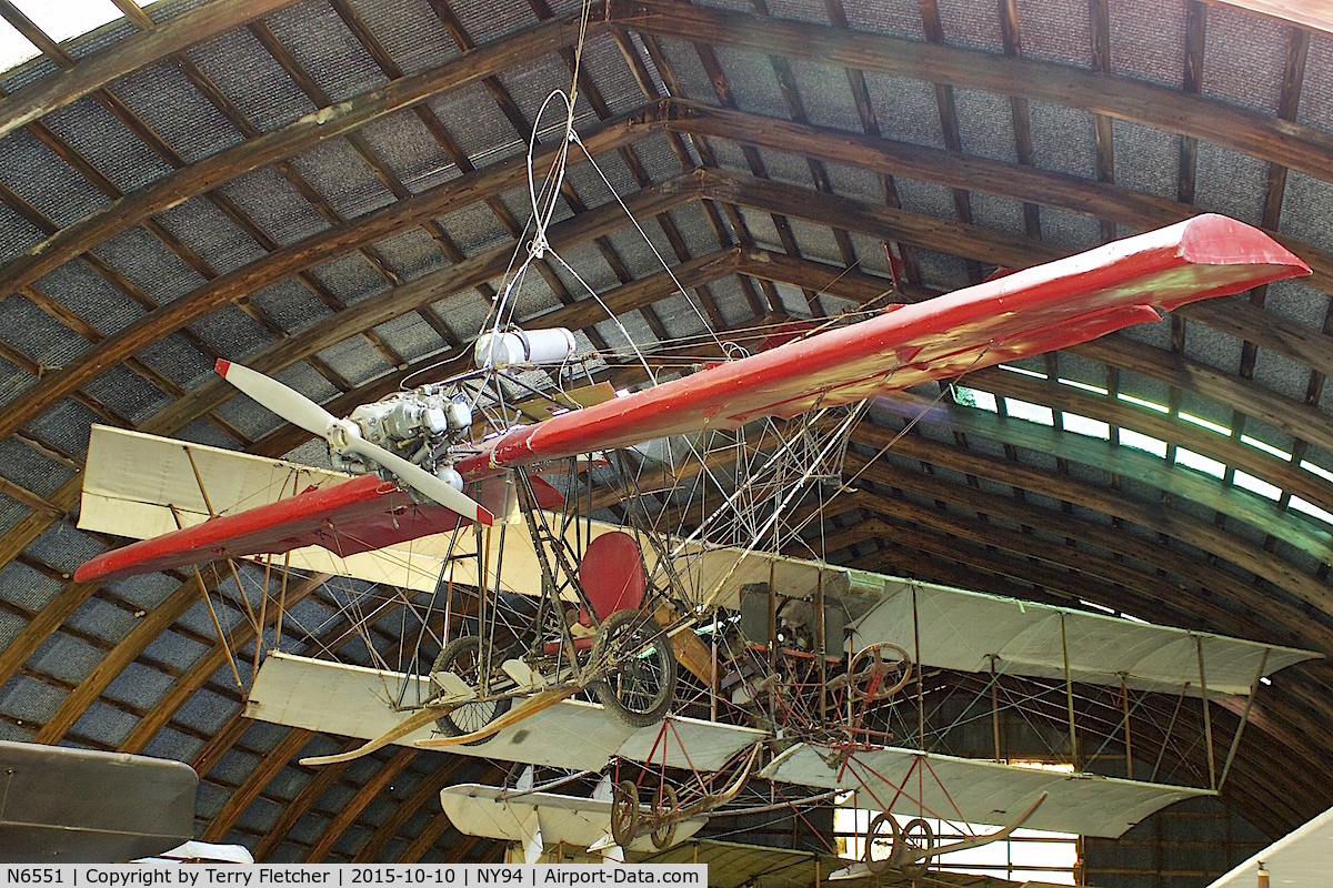 N6551, 1970 Gazelle HO-2 C/N 1, Displayed at Old Rhinebeck Aerodrome in New York State