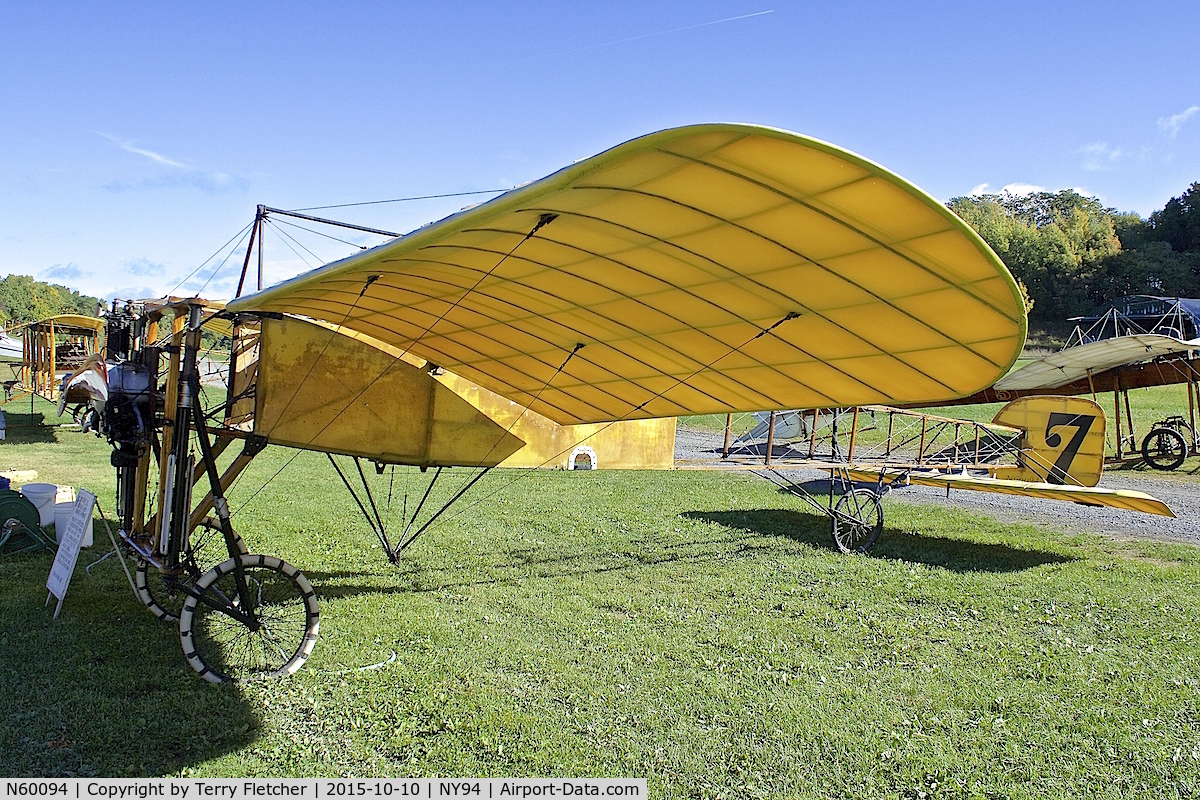 N60094, 1909 Bleriot II C/N 56, Displayed at Old Rhinebeck Aerodrome in New York State