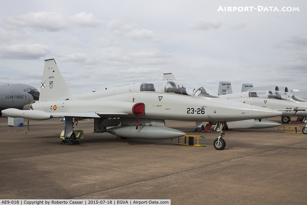AE9-018, Northrop (CASA) SF-5B(M) Freedom Fighter C/N 2018, RIAT15