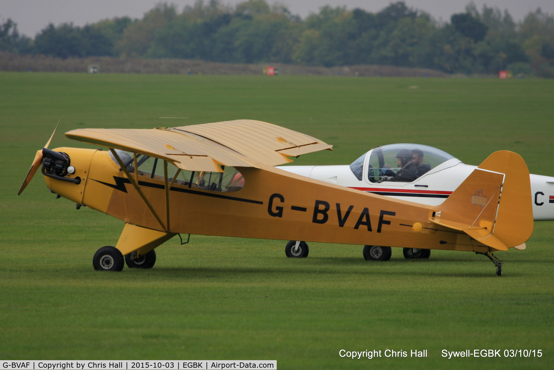 G-BVAF, 1940 Piper J3C-65 Cub Cub C/N 4645, at The Radial And Training Aircraft Fly-in