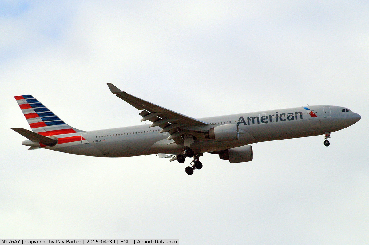 N276AY, 2000 Airbus A330-323 C/N 375, Airbus A330-323X [375] (American Airlines) Home~G 30/04/2015. On approach 27L.
